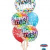 Bukiet 1036 Colorful Confetti Birthday Bouquet Qualatex #23636 49496-2 52962-2