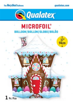 37″ / 94cm Decorated Gingerbread House Qualatex #14945