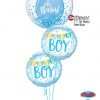 Bukiet 1241 Blue "Oh, Baby!" Boy Qualatex #57789 85901-2 58118