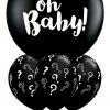 Bukiet 1243 Big "Oh, Baby!" Question Mark Qualatex #85831 85843-3