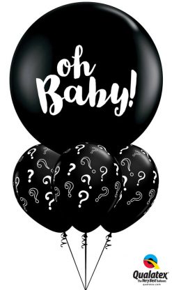 Bukiet 1243 Big "Oh, Baby!" Question Mark Qualatex #85831 85843-3