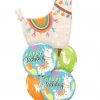 Bukiet 1254 "Loveable Llama" Birthday Qualatex #85914 85905-2 86589-2