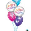 Bukiet 1283 Sweet & Colorful Birthday Treats Qualatex #87992-2 44797-3