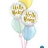 Bukiet 1286 Hello, Baby! Pastel Pearl Assortment Qualatex #88007-2 43755-3