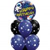 Bukiet 1524 Hope Your Birthday is Outta This World! Qualatex #13079 89443-6