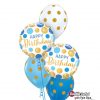 Bukiet 1555 Wishing You a Very Happy Birthday! Qualatex #18871-2 56895-3 43742 43762 43802