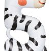 38" / 98cm Balon foliowy Cyfra 5 - Zebra PartyDeco #FB163-5