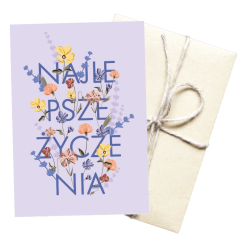 Kartka Urodzinowa Najlepsze życzenia #Najlepsze życzenia