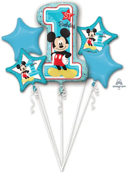 Bukiet 1812 Mickey 1st Birthday Amscan #3434101