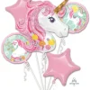 Bukiet 1809 Magical Unicorn Foil Amscan #3727401