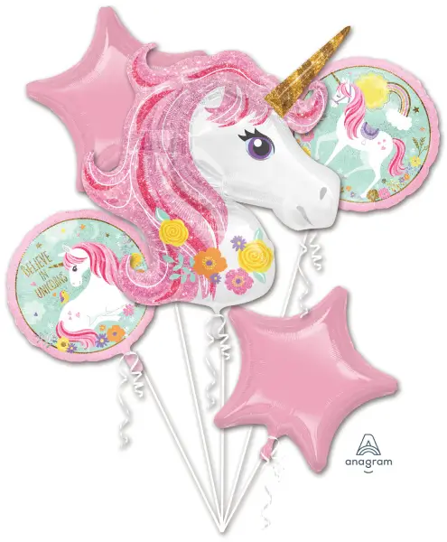 Bukiet 1809 Magical Unicorn Foil Amscan #3727401