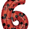 26" / 66cm Mickey Mouse Forever Number 6 Amscan #4170701