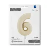 40″ / 102cm Number 6 Satin Cream Grabo #400600SCR