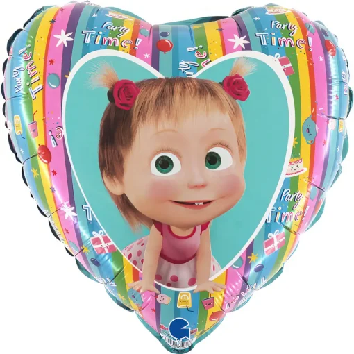 18" / 46cm Masha and The Bear Rainbow Grabo #L18034